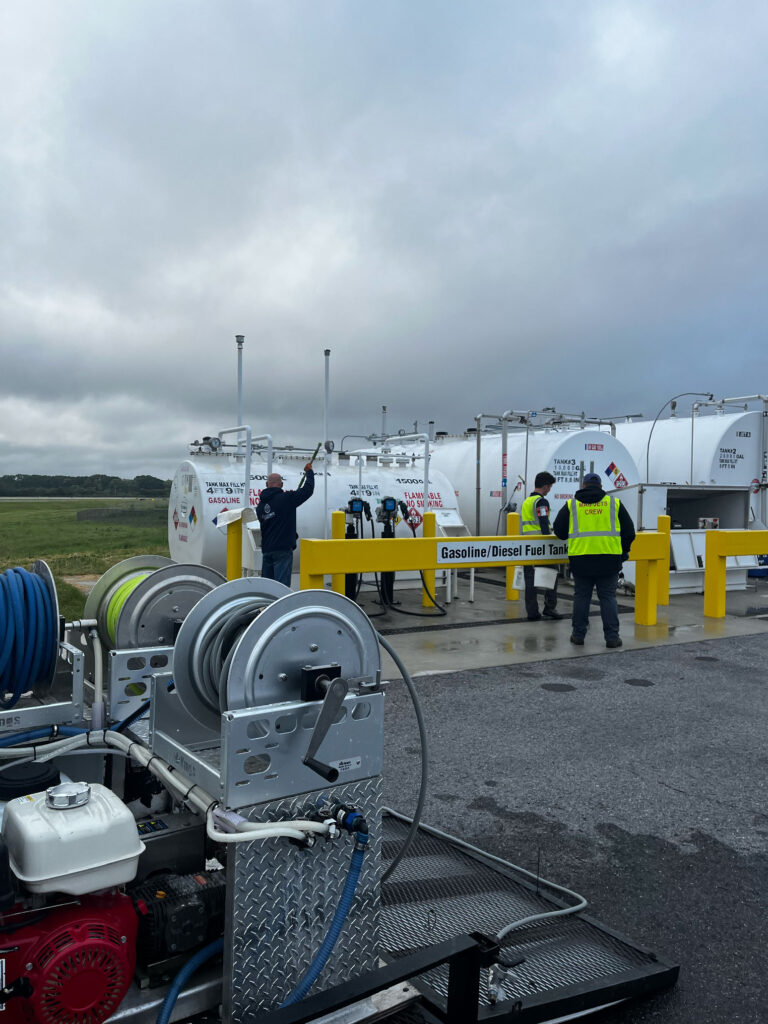 Exterior cleaning of Portland Jetport